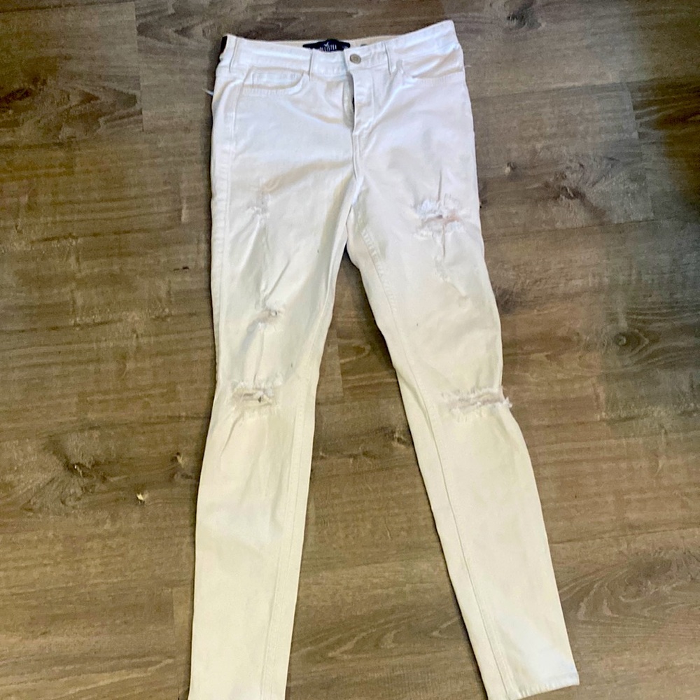 White Hollister jeans